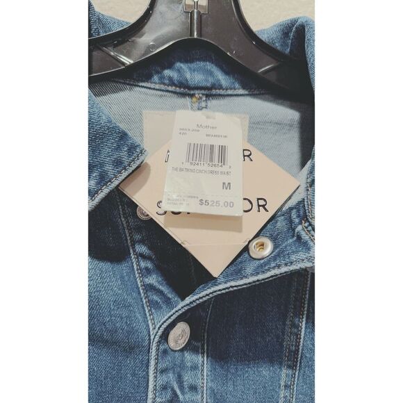 MOTHER Batwingtab Cinch Waist Dress Beer Me M - Picture 7 of 8